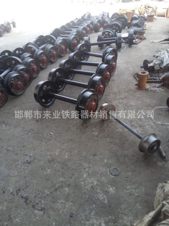 礦車輪廠家 生產 礦車輪對 軌道輪對 火車輪對 型號