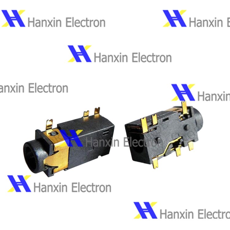 PJ342 耳機(jī)插座 音頻插座 3.5立體聲耳機(jī)座 6腳貼片 4節(jié)插座