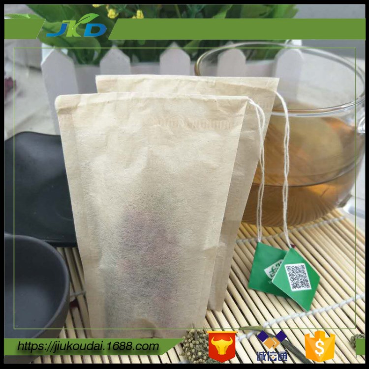 8*10cm木漿單抽線(xiàn)茶袋梯形本色茶包袋系線(xiàn)茶袋原色漿過(guò)濾紙袋拉線(xiàn)