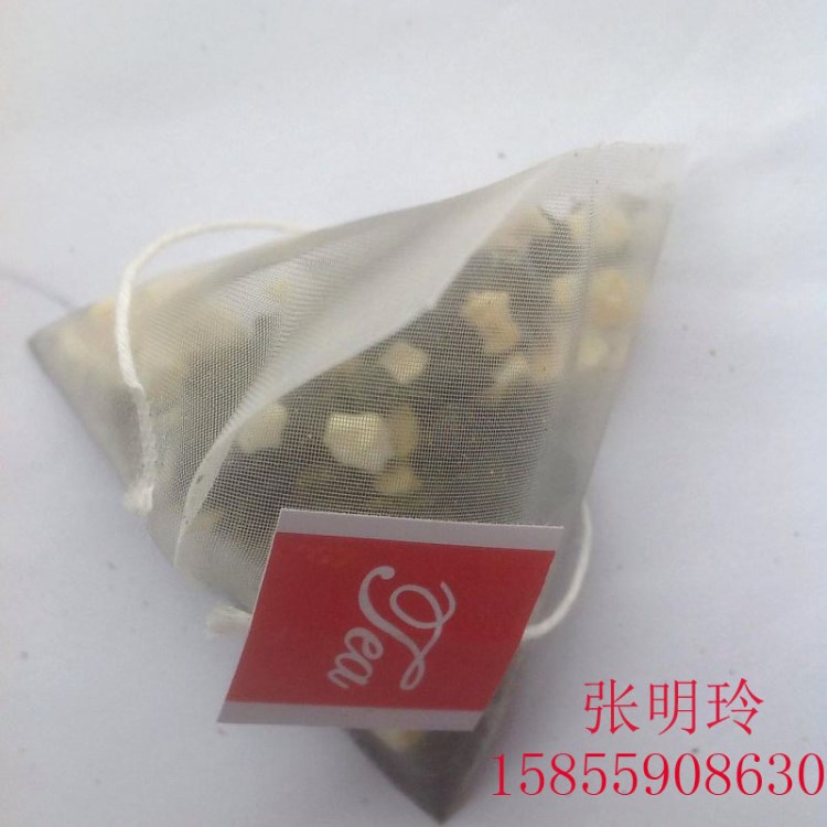 一次性尼龍茶葉過濾袋 6.5*8（cm)紅標網(wǎng)布空包批發(fā) 手壓式熱封口