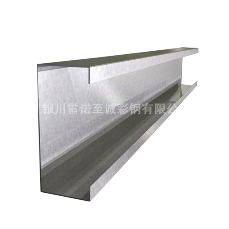 鋼結構廠房搭建用C型鋼C160型 噴漆C型鋼 薄壁自重輕 免費沖孔