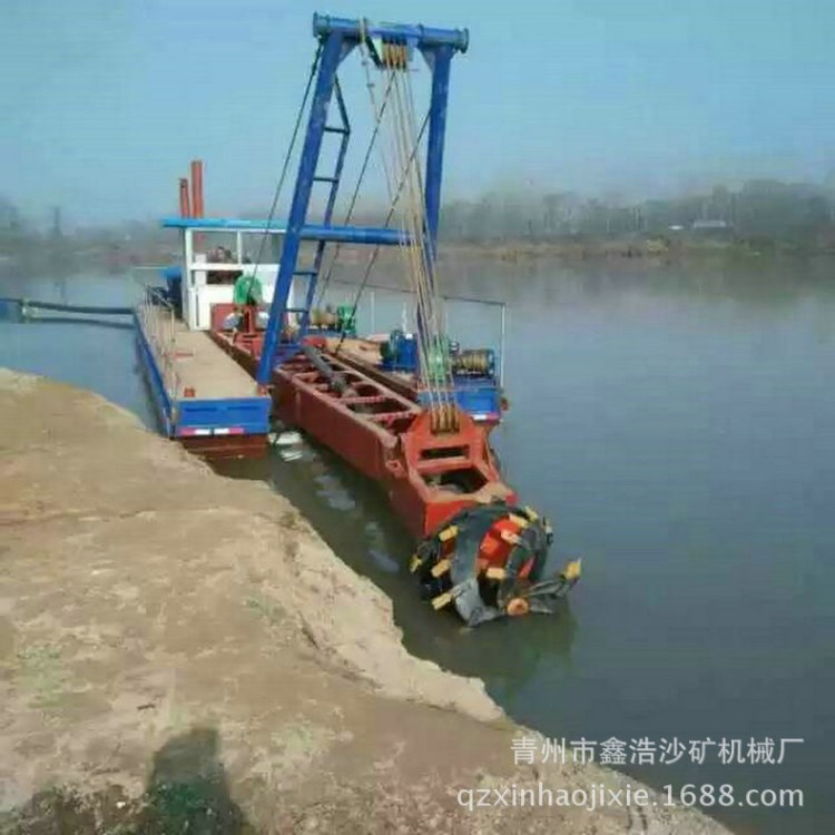 推薦 鉆探式抽沙船 抽沙淘金船 水庫抽沙船