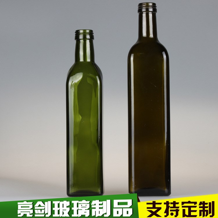 茶色玻璃油瓶橄欖油玻璃瓶 醬油醋玻璃瓶高品質(zhì)油瓶 可定制