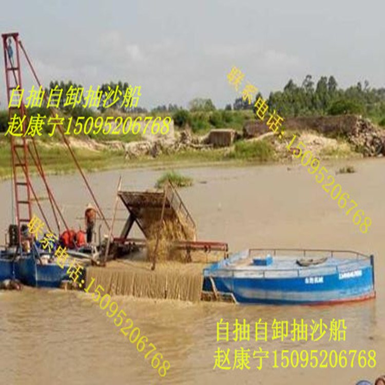 100方大自抽自卸抽沙船價格 100方運沙船制作廠家