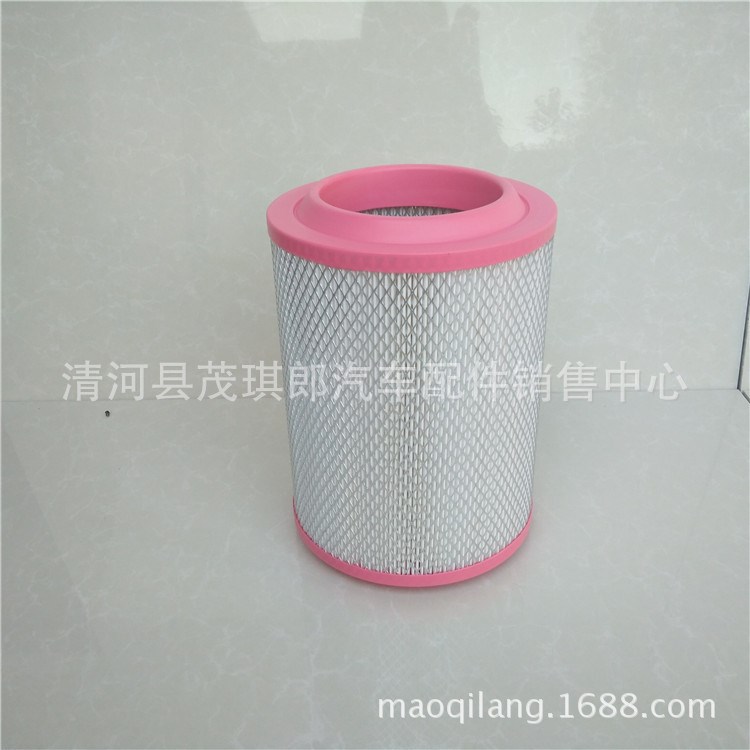 k2026空氣濾清器一汽紅塔現代客車霸陵兩頭通孔空氣濾芯空濾