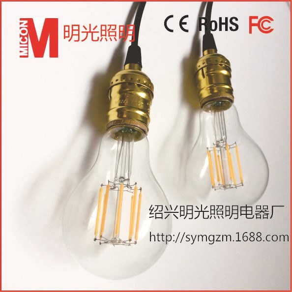 A70 LED燈絲燈泡 CE ROHS FCC LED球泡燈 工廠批發(fā)