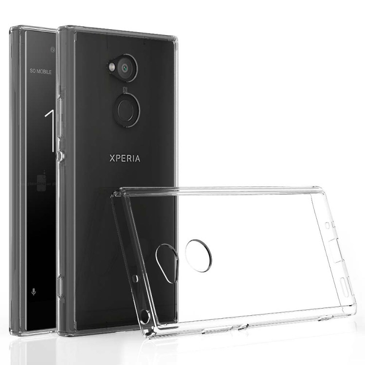 索尼Xperia XA2 晶透亞克力 TPU邊框歐美防摔透明殼