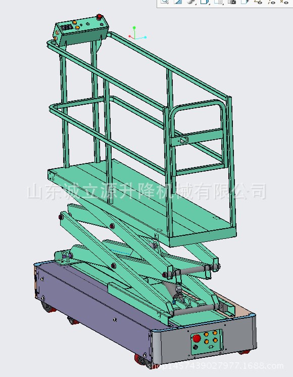 溫室大棚采摘車 蔬菜大棚采摘機 軌道行走升降機 電動行走升降機