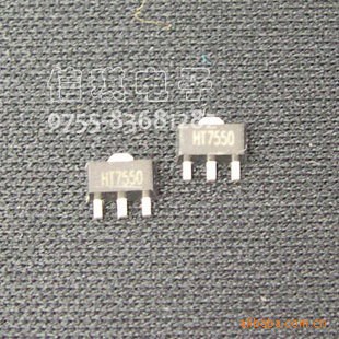 HT7550 低壓差穩(wěn)壓器 輸出5.0V 電流100mA SOT-89【原裝品牌】