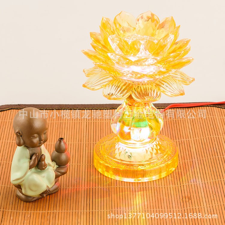 新款批發(fā) 佛具蓮花燈B3014 供燈佛教佛具用品法器 廠家直銷加工