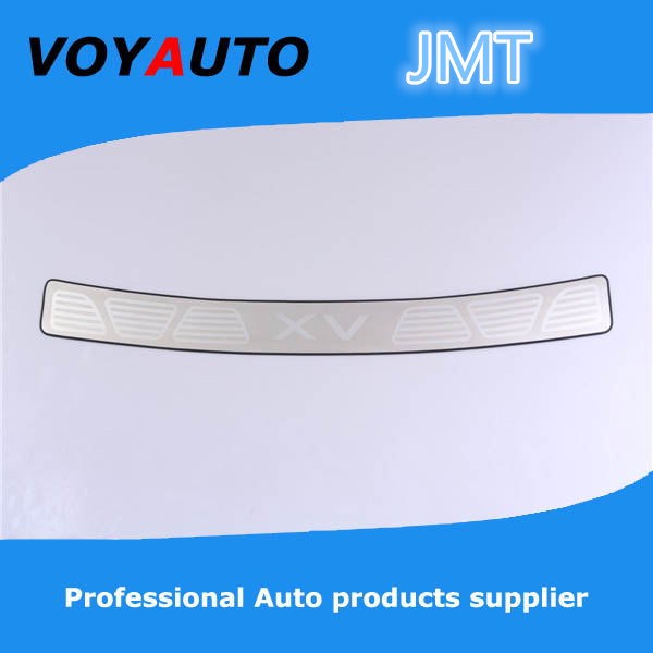 10-1415斯巴魯傲虎后護(hù)板 新款XV后備箱條不銹鋼尾門改裝外置飾條