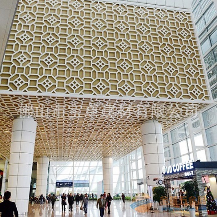 雕花鋁單板幕墻 藝術鏤空鋁板 招牌鏤空 屏風雕花 廠家直銷