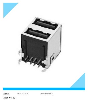 A母雙層USB母座/充電雙層USB插孔/充電器充電USB接口插座