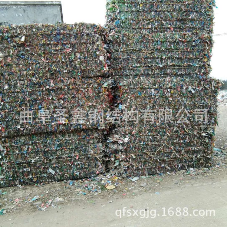 廠家直銷立式雙缸廢紙打包機服裝邊角料壓縮機廢料垃圾液壓壓塊機
