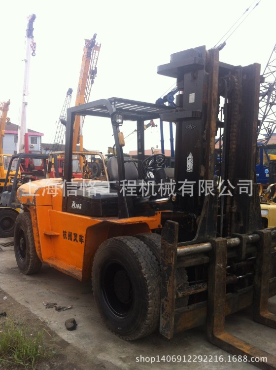 新款二手杭州10吨叉车/10t杭叉/r100型二手