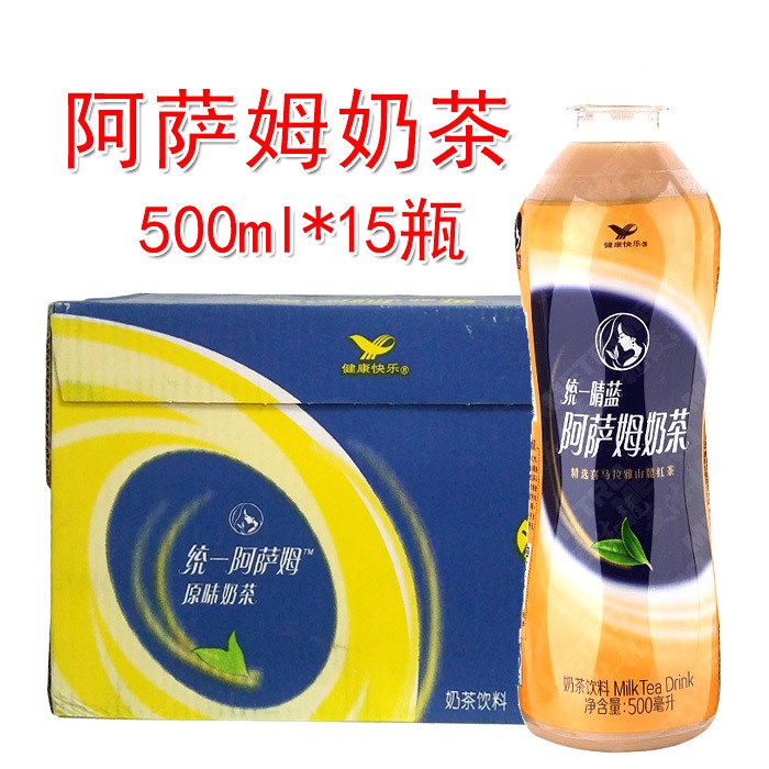 统一奶茶 阿萨姆奶茶500ml*15瓶/整箱