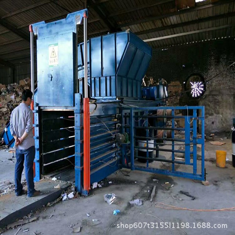 硬紙管粉碎打包機 膠帶紙管打包機 全自動臥式液壓打包機