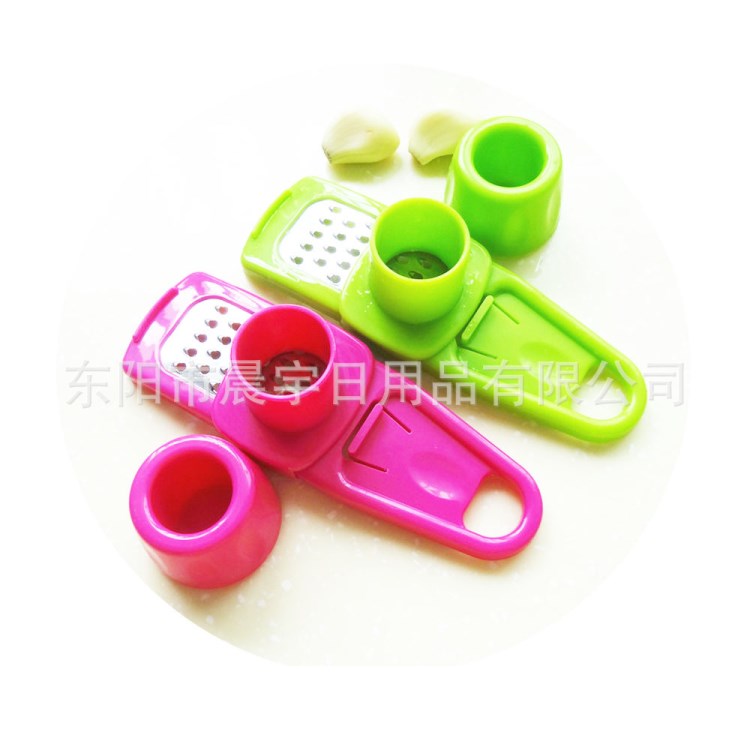 廚房小工具 多功能捻蒜盒 壓蒜器 蒜泥搗蒜器 姜蒜捻蒜器批發