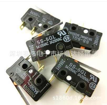 原裝歐姆龍OMRON 微動開關SS-5GL  125VAC 0.49N