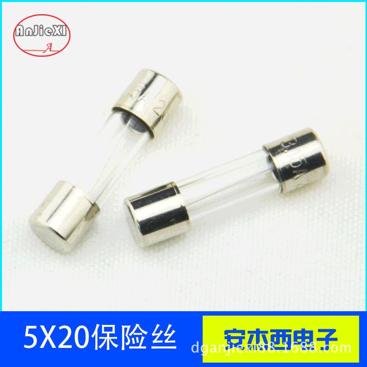 5X20快熔斷玻璃保險絲管 F8A-20A UL，CSA VDE UR CCC電流保險絲