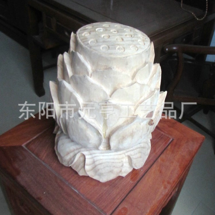 古建筑仿古木質雕花吊瓜 垂花柱垂花頭 戶外裝飾木結構 木質雕花