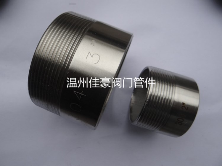 現貨供應不銹鋼單頭外絲管子 304拋光鏡面無縫管子絲 管子短接