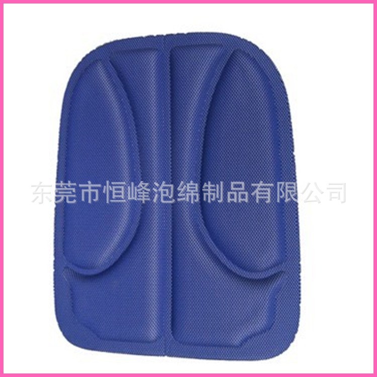 泡綿護(hù)腰板 EVA模壓成型運(yùn)動(dòng)護(hù)具 EVA高發(fā)泡貼合冷壓成型靠背