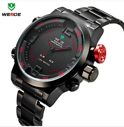 WEIDE 威得 WH-2309 男士商務全精鋼石英手表