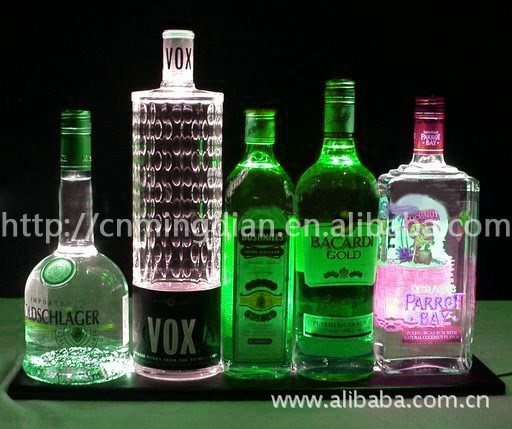 led亞克力酒瓶發(fā)光展示架 可用于商場(chǎng)展示 明電廠家直銷質(zhì)量