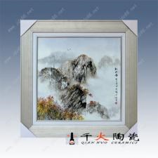 景德鎮(zhèn)手繪瓷板畫，山水瓷板畫，風(fēng)情瓷板畫私人定制