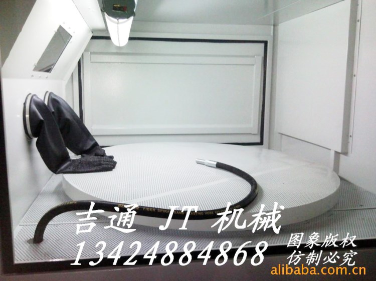 手動干式噴砂機 供應非標準高壓轉盤噴砂機 大型產品噴砂設備