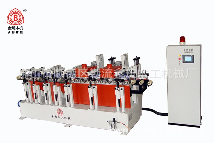 金班WL4B 雙面砂光機 木塑 WPC 地板等建材專用打磨機械設(shè)備