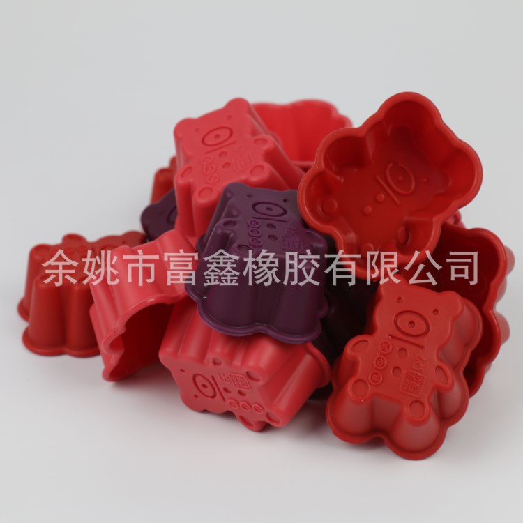 廚房DIY蛋糕模 蛋糕烘培模具 mini小熊模 巧克力模具 立體硅膠模