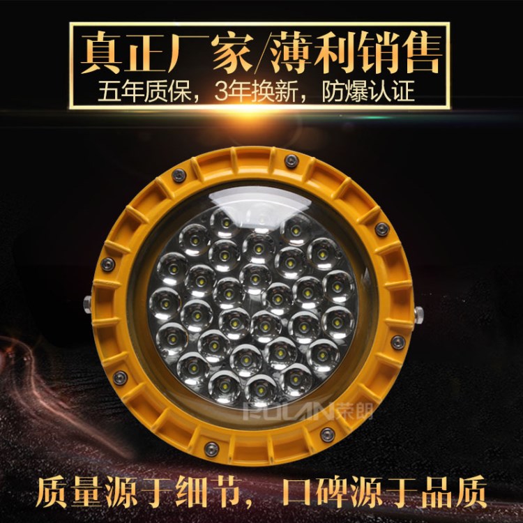 LED防爆燈鍋爐房廠房燈40W50W60W車間倉(cāng)庫(kù)隔爆型LED平臺(tái)燈批發(fā)