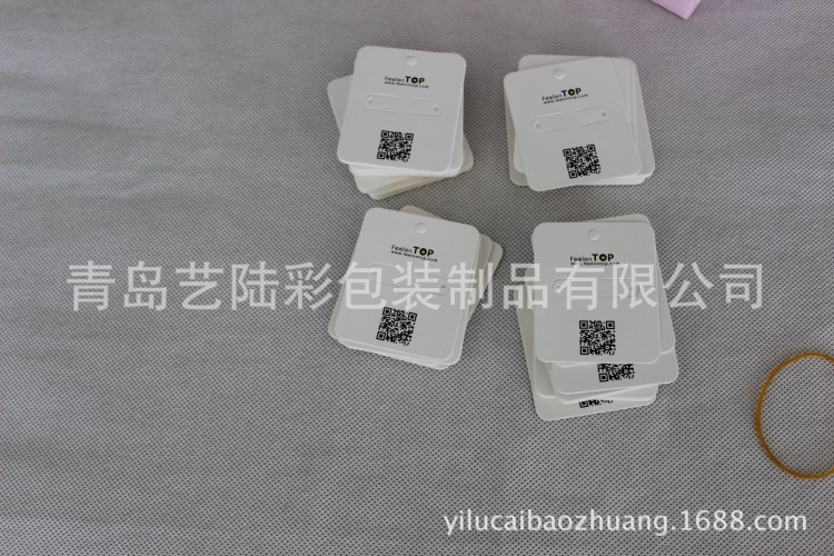 設計定制各類耳環卡 各種配飾專用卡片 青島外貿廠家 廠家直供