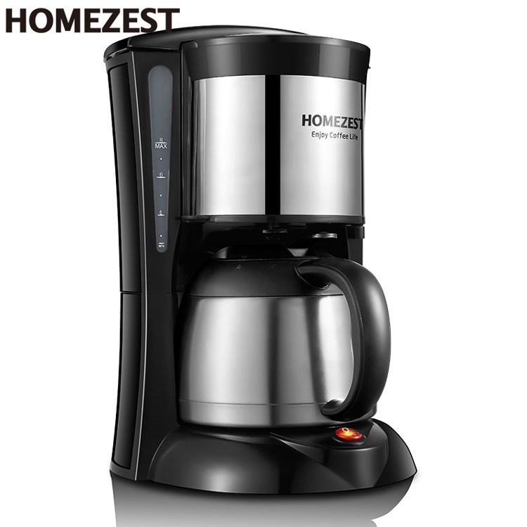 Homezest CM-823w全自动滴漏式咖啡壶家用泡茶机多人份保温咖啡机