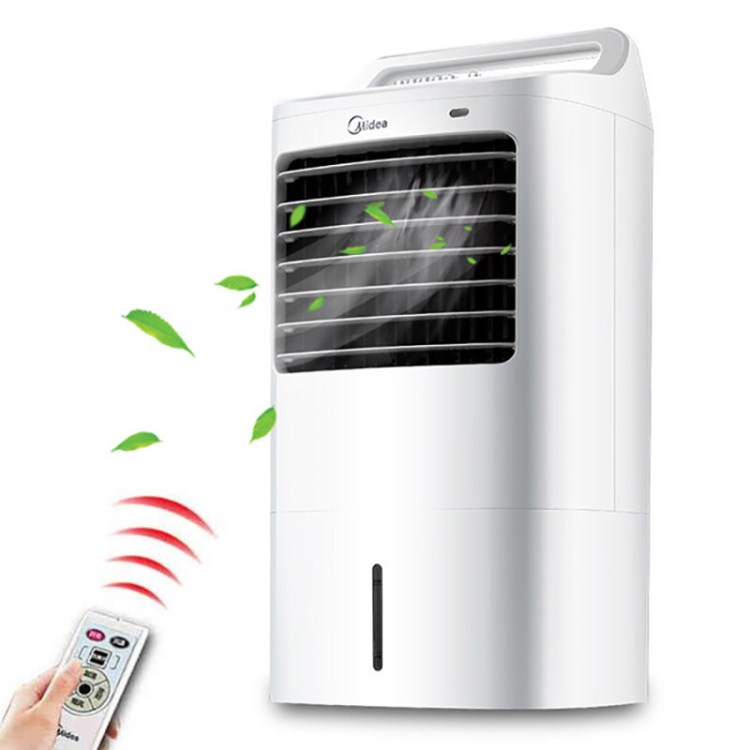 美的電風扇AC120-16BRW空調扇快速制冷凈化空氣單冷省電家用加濕