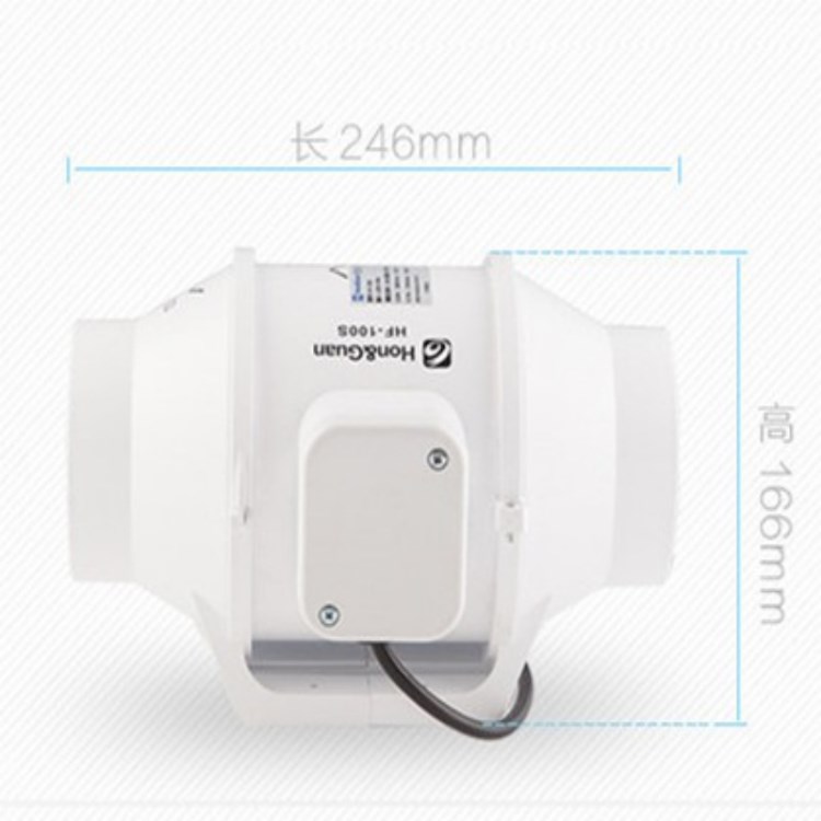 100S浴室強(qiáng)力排風(fēng)扇換氣扇抽風(fēng)機(jī)中央新風(fēng)系統(tǒng)靜音圓形管道送風(fēng)機(jī)