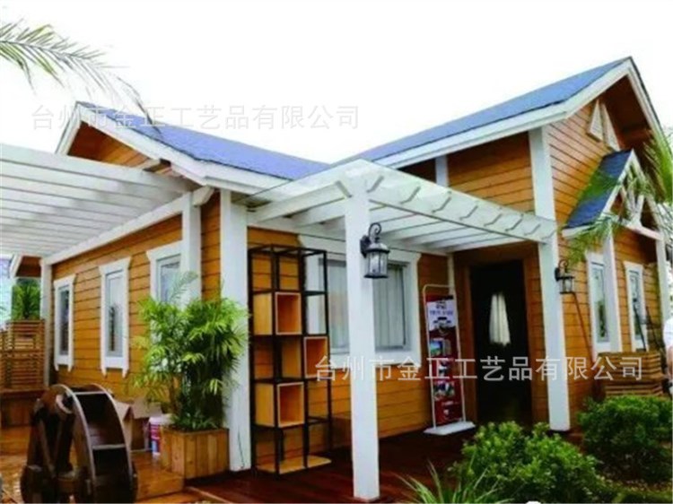廠家直銷防腐木木房子木屋別墅農(nóng)家樂山莊海景房定制267