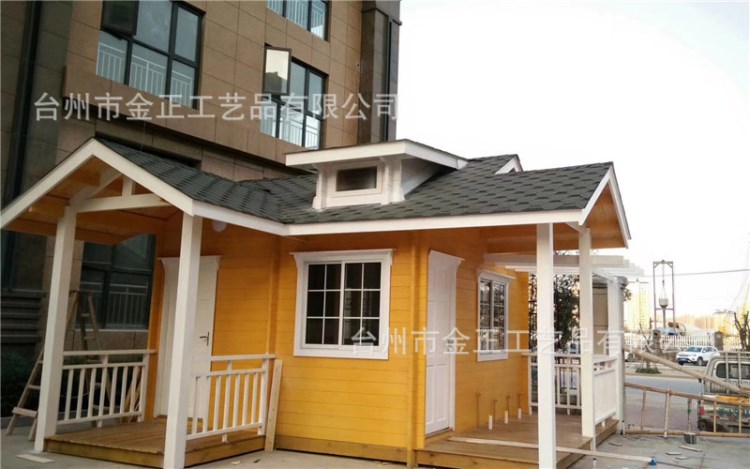廠家直銷防腐木木房子木屋別墅農家樂山莊海景房定制271