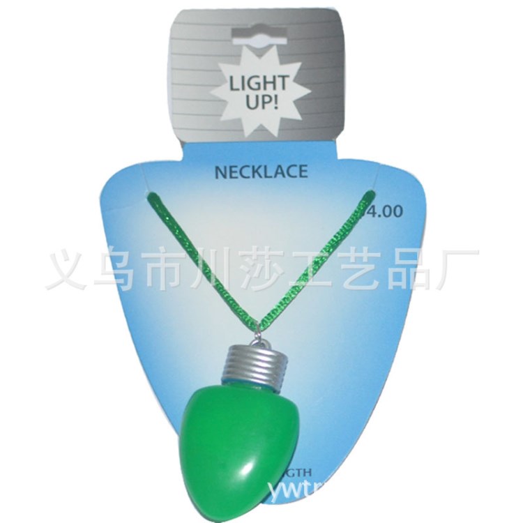 歐美圣誕節(jié)亮燈發(fā)光項(xiàng)鏈 led項(xiàng)鏈 閃燈項(xiàng)鏈