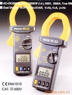 三相鉗式電力計PROVA 6600 型號  三相鉗