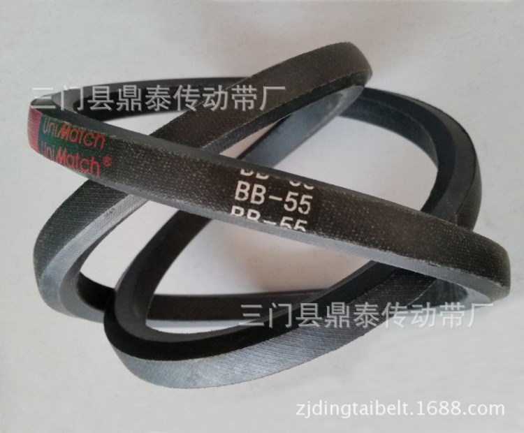 生產工業機械傳動帶，包布帶，CC六角帶，AA 廣角帶，BB55