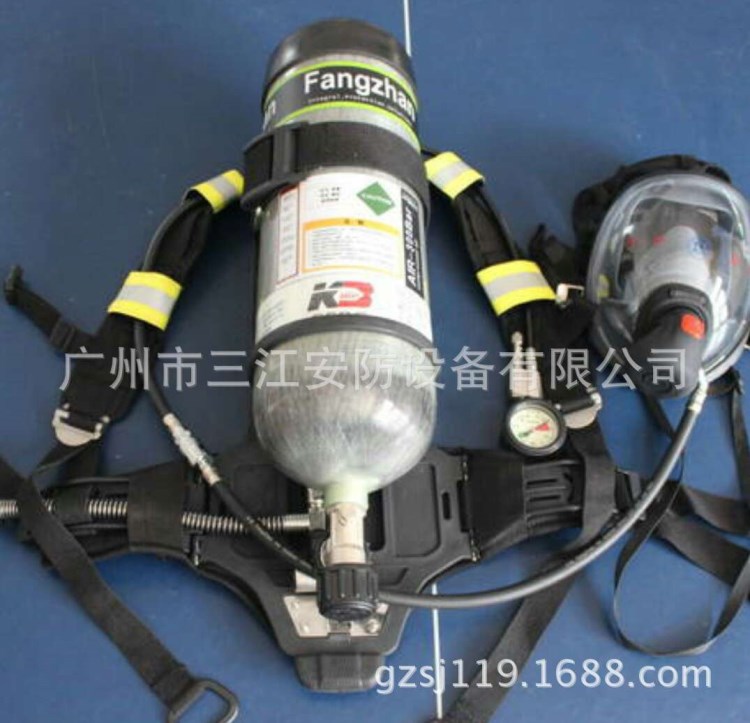 正壓式空氣呼吸器6.8L 3C消防空呼 碳纖維6.8L消防呼吸器