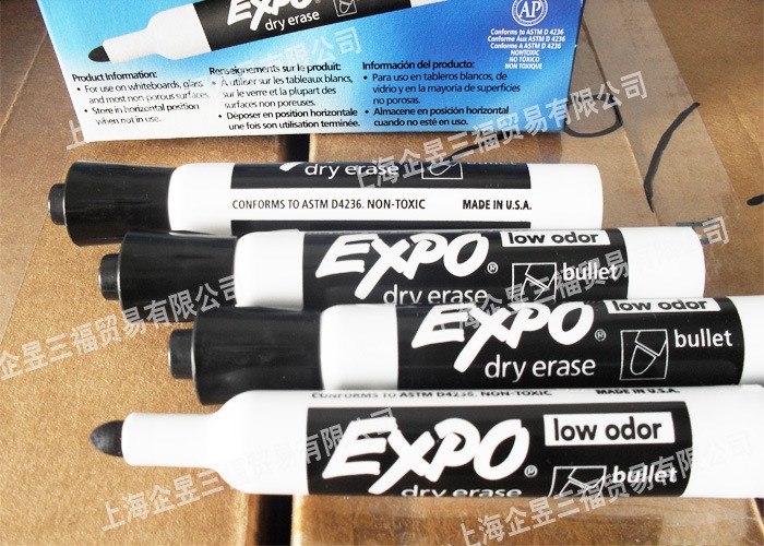 美國三福EXPO比百美圓頭白板筆Dry Erase Marker82000 Bullet