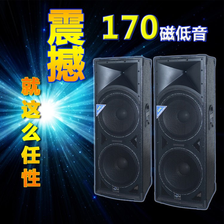 雙15寸舞臺音箱婚慶演出大功率KTV會議全頻音響戶外酒吧套裝