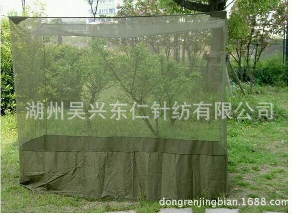 廠家加工定制軍綠方頂蚊帳 滌塔夫/棉布蚊帳 歡迎來(lái)樣加工