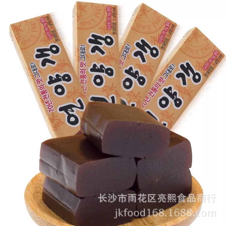 韓國(guó)點(diǎn)心 海太元祖羊羹煉羊羹 55g 紅豆羹零食休閑傳統(tǒng)糕點(diǎn)