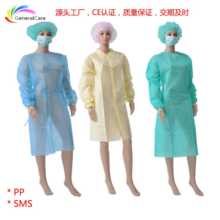仙桃廠供一次性無(wú)紡布手術(shù)隔離衣spp防塵探視服環(huán)保防塵參觀服