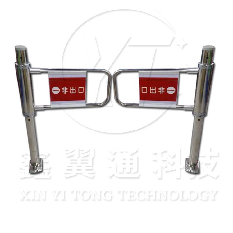 工廠直銷包郵單向入口擺閘/出入口機/超市感應(yīng)門/圓柱手動擺閘